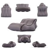 Camping Inflatable Armchair Air Sofa Chair - Beach Couch, Summer Pool Foldable Lounger