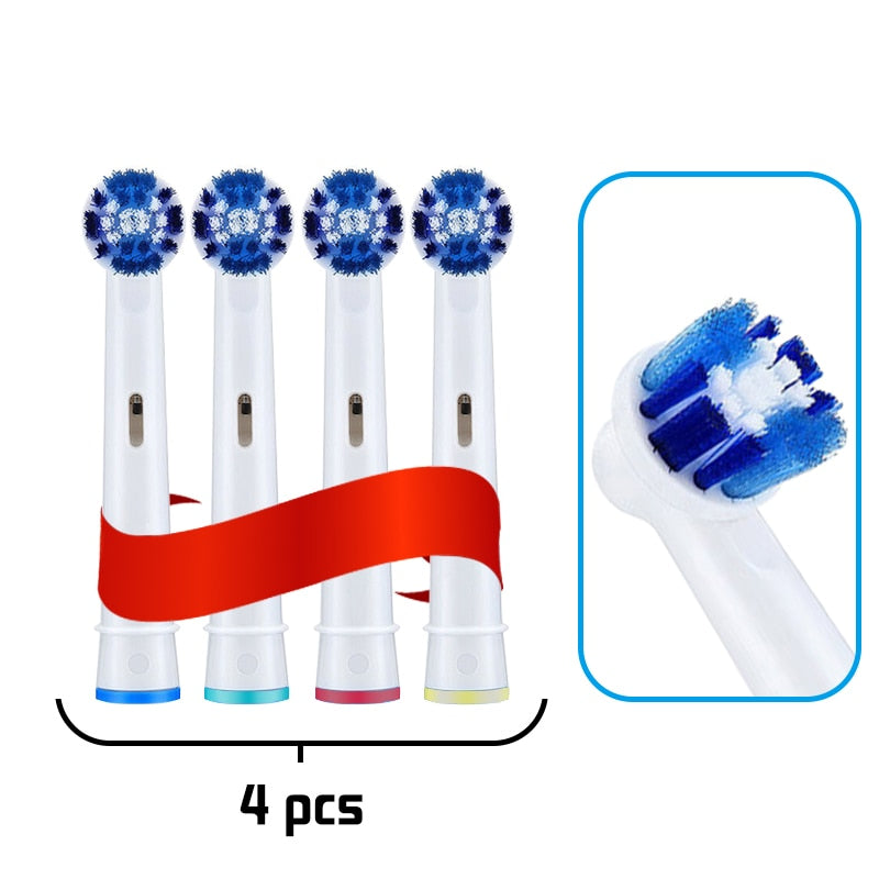 Electric Rotary Toothbrush Heads Replaceable Brush 4pc/Pack