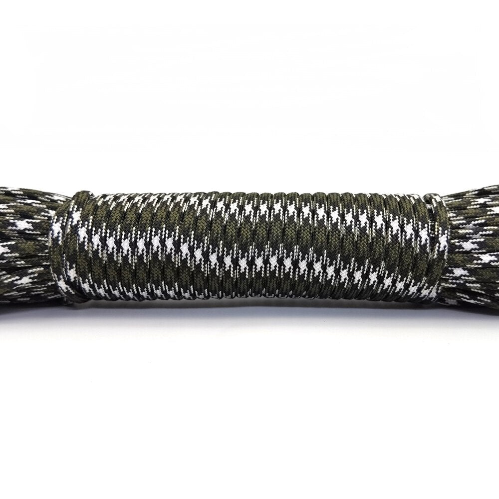 4mm Diameter 7-Strand Paracord for Survival, Camping, Climbing, Hiking, Clothesline, and Lanyard