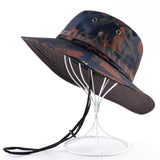 Men's Sun Hats: Wide Brim, Anti-UV, Outdoor Fishing, Summer Hiking & Camping Caps