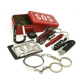 Outdoor SOS Emergency Survival Kit - Multi Tool Camping Gear, Hiking Accessories, Tourism Equipment