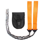 Portable Emergency Camping & Hiking Tool: 11 Sawtooth Hand Zipper Saw for Outdoor, Garden, Logging, and Survival