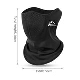 Warm Neck Guard Scarf with Honeycomb Vents - Windproof Half Face Mask for Cycling and Camping