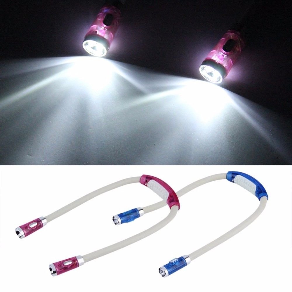 Convenient Flexible Hands-Free LED Neck Hug Light for Reading, Novelty Night Flashlight, and Camping