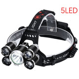 Rechargeable Zoom LED Headlamp - Fishing, Hunting, Camping Headlight Torch Flashlight