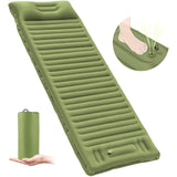 Ultralight Self-Inflatable Air Mattress - 10cm Thick Sleeping Pad for Hiking, Camping, Backpacking, Traveling, Climbing