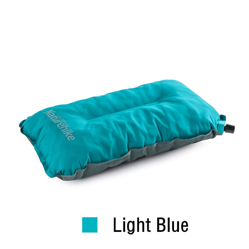 Ultralight Self-Inflating Travel Pillow - Compact, Folding, Inflatable for Camping & Outdoor Use