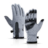 Winter Thermal Fleece Touchscreen Gloves for Cycling, Hiking, Camping, and Skiing - Soft and Warm Cold Weather Gear