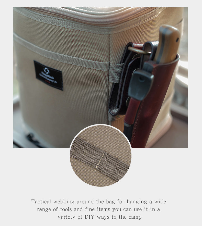Large Capacity Outdoor Camping Travel Bag with Separated Storage for Equipment