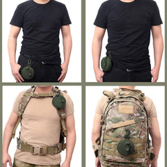 1000D Tactical Wallet Pocket Military Accessory Bag - Portable Mini Money Coin Pouch & Keys Holder for Hunting & Camping