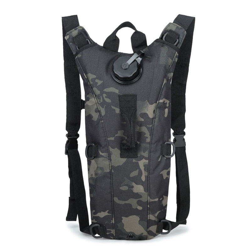 3L Tactical Hydration Backpack - Military Water Bag for Running, Cycling, Camping - Unisex Drinking System