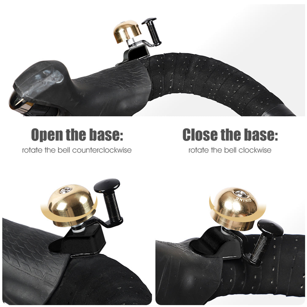 MTB Cycling Bells: Small Bicycle Bell for Mountain & Road Bikes - Safety Horn Sound Alarm