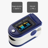 Fingertip Blood Oxygen Saturation Monitor with LED Screen