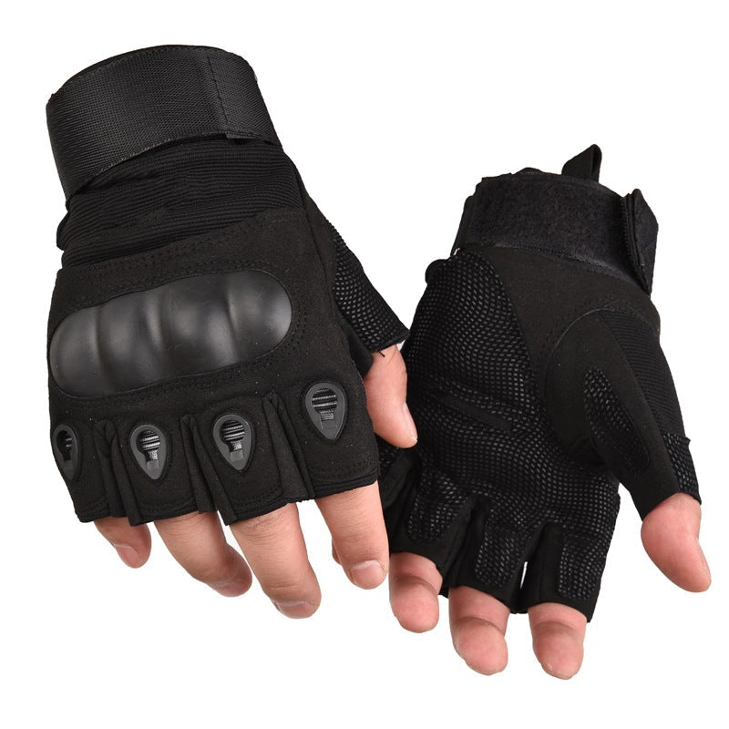 Taktische Voll- und Halbfingerhandschuhe für Herren zum Radfahren, Motorradfahren, Camping, Wandern und Fitness