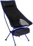 Lightweight Outdoor Moon Chair - Portable Folding Seat for Fishing, Camping, BBQ, Hiking, Garden - Ultralight Design