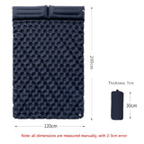 Waterproof Inflatable Double Mattress - Outdoor Camping Air Cushion, Folding Bed with Storage Bag, Ultralight Travel Mat