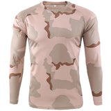 Men's Camouflage Quick-Dry Long Sleeve T-Shirt for Summer Outdoor Hiking, Fishing, Camping, and Tactical Use