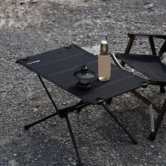 Portable Ultralight Aluminum Camping Table - Foldable, Strong Load-Bearing for Hiking, Climbing, and Picnics