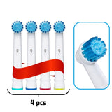 Electric Rotary Toothbrush Heads Replaceable Brush 4pc/Pack