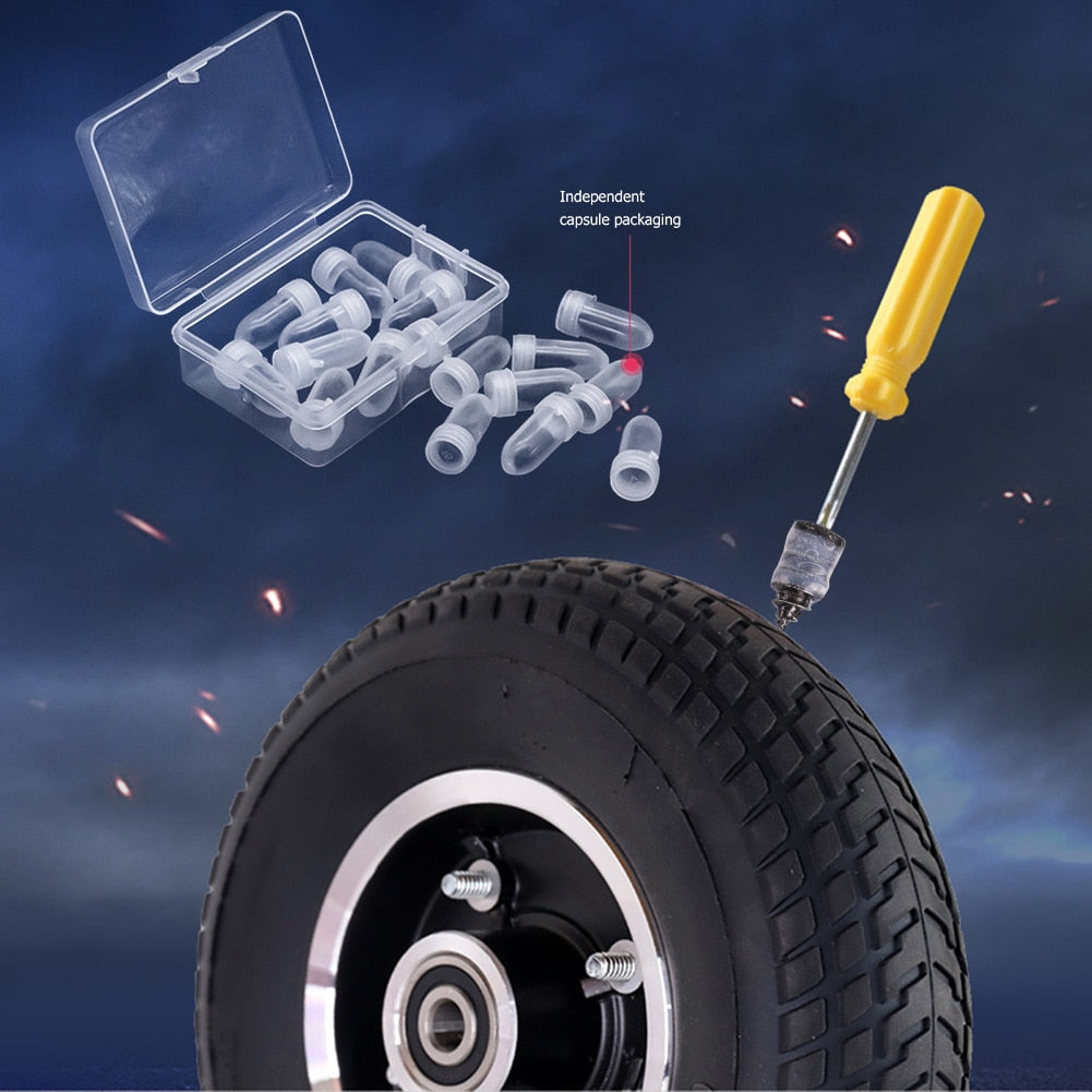 Universal Tubeless Tire Repair Nails for Car, Truck, Motorcycle, Scooter, Bike - 10pcs