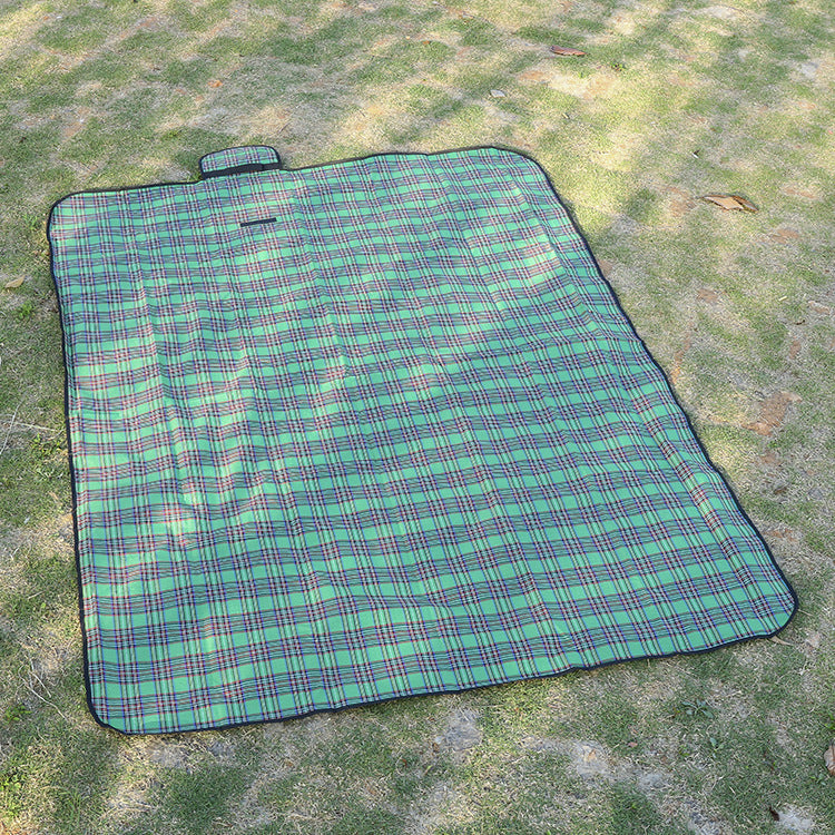 Waterproof Plaid Folding Camping Mat - Baby Climb, Outdoor Beach Picnic Blanket for Multiplayer Use