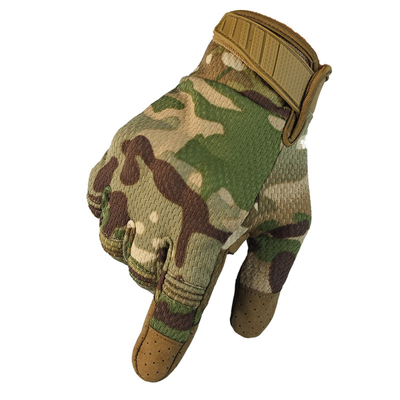 Durable Full Finger Tactical Gloves for Hiking, Fishing, Shooting, Hunting, Climbing, Airsoft, Paintball, Camping