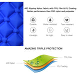 Lightweight TPU Sleeping Pad - Moisture-Proof, Portable Inflatable Air Mattress for Outdoor Camping