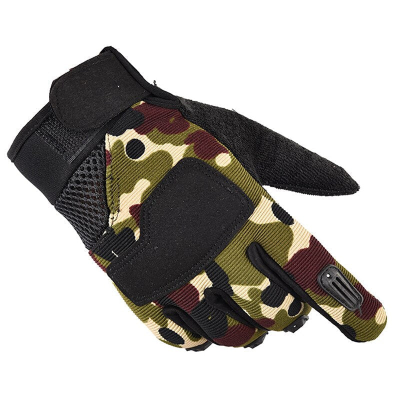 Outdoor Military Tactical Full Finger Gloves - Unisex, Sports Training, Hiking, Cycling, Camping, Hunting