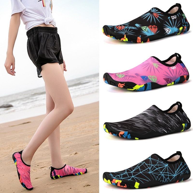 Non-Slip Aqua Shoes for Swimming, Beach, Camping, Yoga & Walking - Soft, Flat Water Sneakers