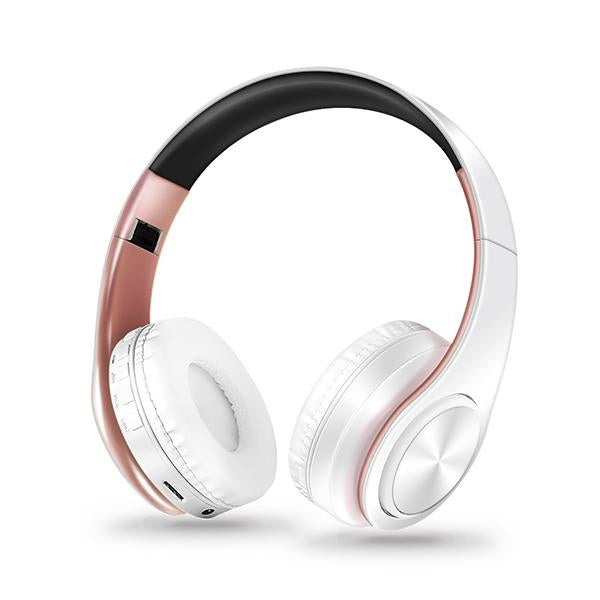 HIFI stereo earphones bluetooth headphone music headset FM and support SD card with mic for mobile xiaomi iphone sumsamg tablet - JustgreenBox