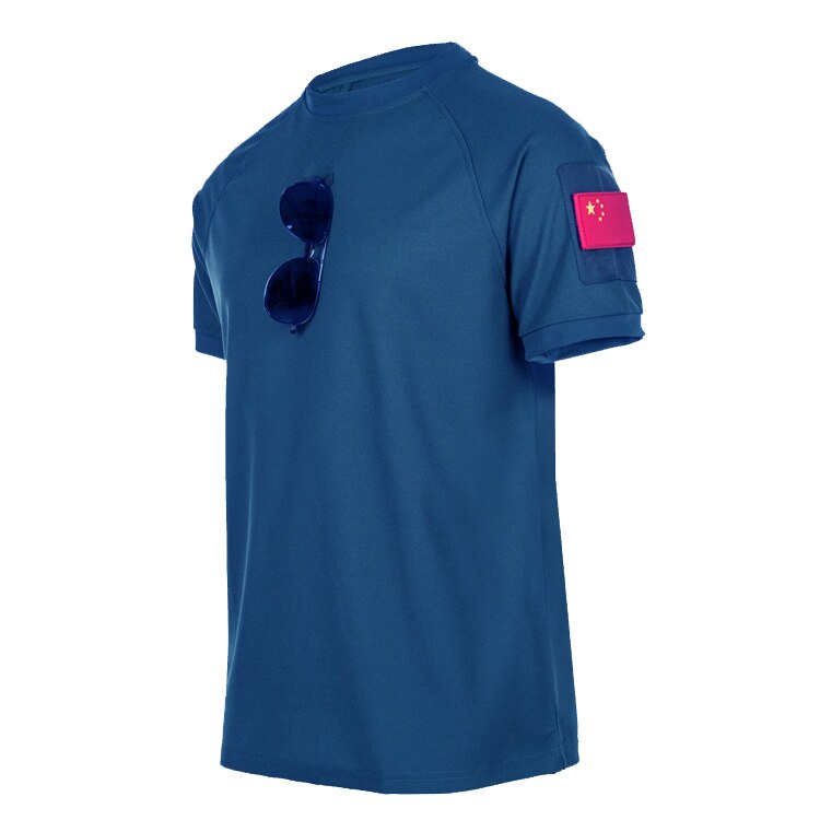 4XL Men's Quick Dry Outdoor Sport T-Shirt - Summer Climbing, Training, Tactical Military Uniform