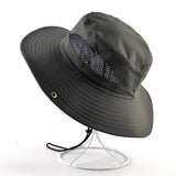 Men's Sun Hats: Wide Brim, Anti-UV, Outdoor Fishing, Summer Hiking & Camping Caps