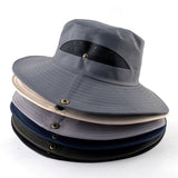 Men's Sun Hats: Wide Brim, Anti-UV, Outdoor Fishing, Summer Hiking & Camping Caps