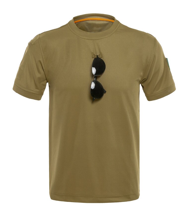 4XL Men's Quick Dry Outdoor Sport T-Shirt - Summer Climbing, Training, Tactical Military Uniform