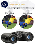 Professional HD Binoculars 10X42/8X32 - Powerful Long Range Telescope for Camping, Travel, and Survival