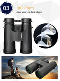 Professional HD Binoculars 10X42/8X32 - Powerful Long Range Telescope for Camping, Travel, and Survival