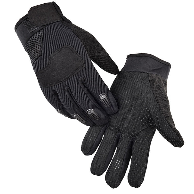 Outdoor Military Tactical Full Finger Gloves - Unisex, Sports Training, Hiking, Cycling, Camping, Hunting