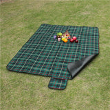 Lightweight Waterproof Folding Beach Cushion - Outdoor Picnic, Camping Pad, Moistureproof Plaid Blanket