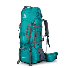 80 l superleichter Camping-Wanderrucksack aus Nylon mit Aluminiumlegierungsstütze - 1,65 kg schwere Outdoor-Reisetasche