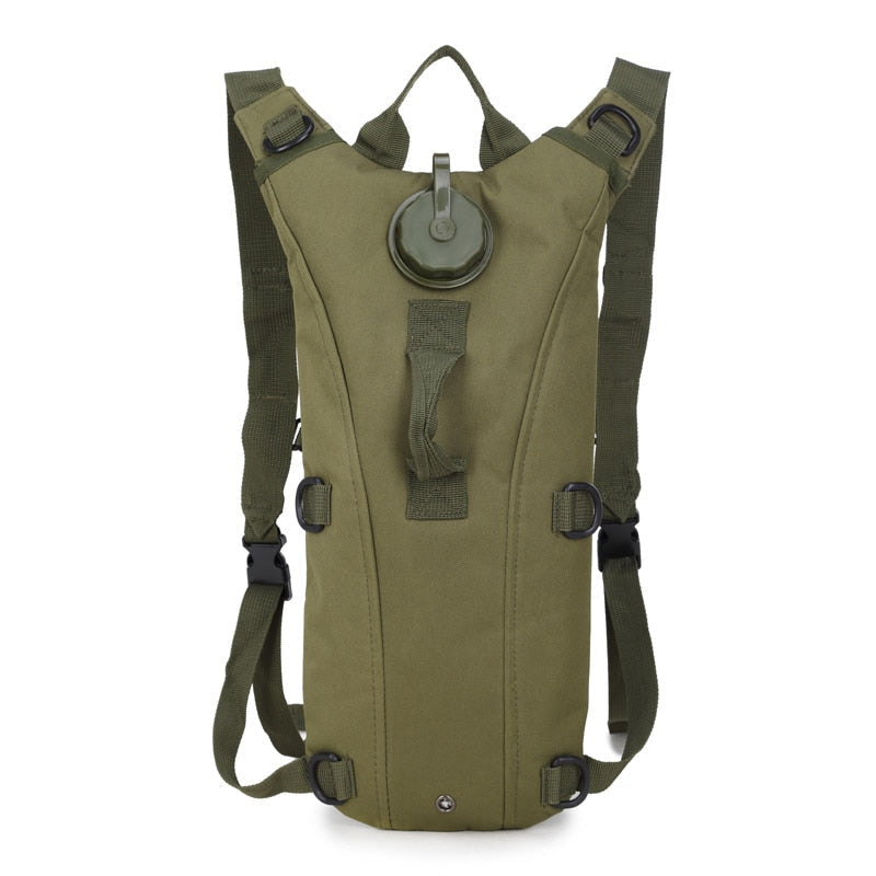 3L Tactical Hydration Backpack - Military Water Bag for Running, Cycling, Camping - Unisex Drinking System