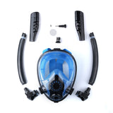 Snorkeling Mask Anti-fog Diving Double Breathing Tube Equipment