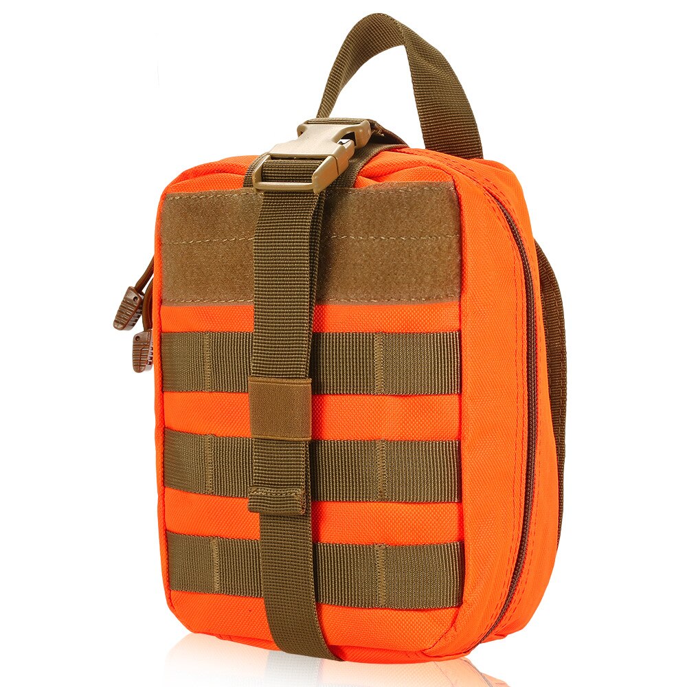 Outdoor Hiking EDC Molle Tactical Pouch - Emergency First Aid Survival Kit for Travel, Camping, Climbing