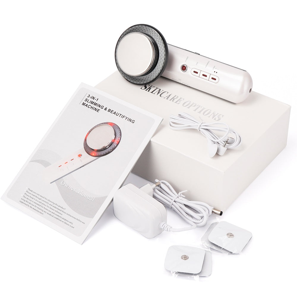 Face Lifting 3 in 1  EMS Infrared Ultrasonic Body Massage