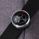 Mini Portable Compass for Watch Strap, Paracord Bracelet, Hiking, Camping, Outdoor Tools