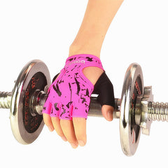 Ladies' Outdoor Climbing & Camping Gloves - Anti-Slip, Half-Finger, Fitness & Dumbbell Equipment