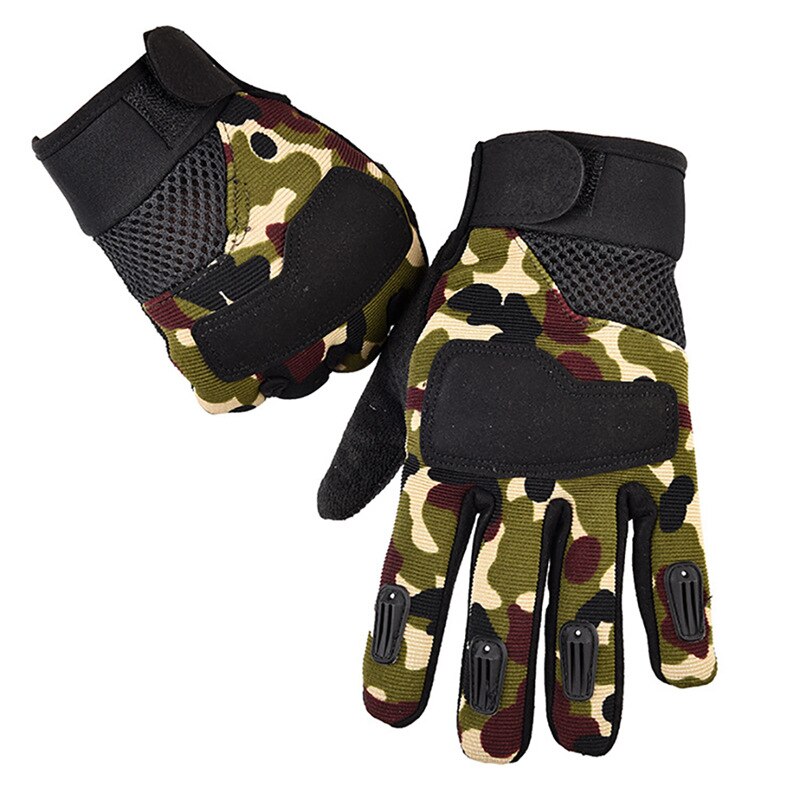 Outdoor Military Tactical Full Finger Gloves - Unisex, Sports Training, Hiking, Cycling, Camping, Hunting