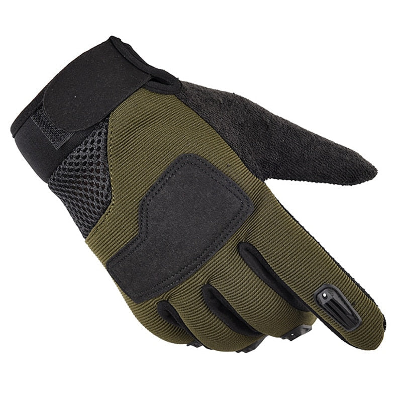 Outdoor Military Tactical Full Finger Gloves - Unisex, Sports Training, Hiking, Cycling, Camping, Hunting