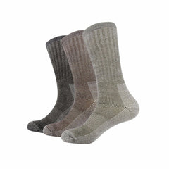 3 Pairs Men�s Winter Merino Wool Cushioned Knee-High Socks for Hiking, Camping, Climbing, Cycling, Skiing