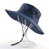 Men's Sun Hats: Wide Brim, Anti-UV, Outdoor Fishing, Summer Hiking & Camping Caps