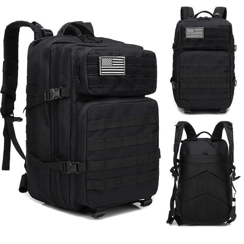 50L Military Tactical Backpack - Waterproof Hiking, Trekking, Camping Bag for Men & Women, Molle Bug Out Bag